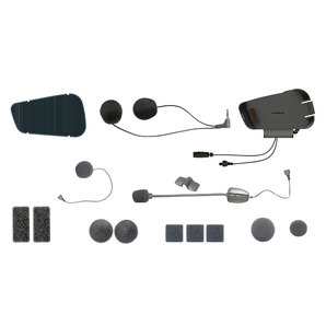 Audiokit für Cardo PACKTALK u- SMARTPACK mit Kabel- und Schwanenhalsmikrofon unter 
