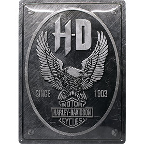 Blechschild Harley-Davidson Eagle metallic- 30x40cm unter 