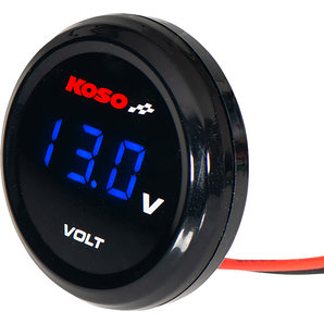 Koso Coin-Voltmeter digital Blaue Anzeige unter 