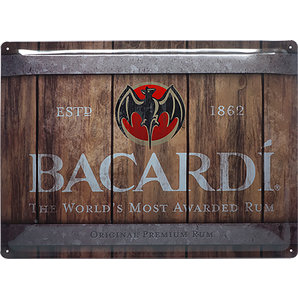 Retro Blechschild Bacardi Masse: 40x30cm Nostalgic Art