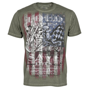 WCC USA Loud Pipes- T-Shirt Oliv unter 
